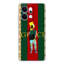 Бренднові Чохли для OPPO Reno14 Pro - (PREMIUMPrint) (Барт ГУЧЧІ)