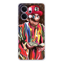 Бренднові Чохли для OPPO Reno14 Pro - (PREMIUMPrint) (Mario LV)