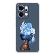 Чехлы (ART) Цветы на OPPO Reno14 Pro (VPrint) (Цветы на голове)