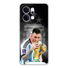 Чехлы для OPPO Reno14 Pro (Leo чемпион) (AlphaPrint) (Месси Чемпион)