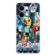 Чехлы Месси для OPPO Reno14 Pro (AlphaPrint) – Аргентина Месси