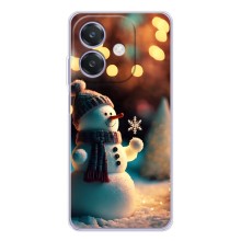 Чохли на Новий Рік OPPO Reno14 Pro (Сніговик святковий)