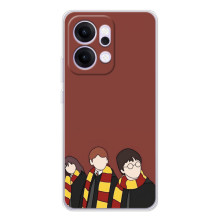 Чехлы с Гарри Поттером для OPPO Reno14 Pro (AlphaPrint) (Гарри с друзьями)