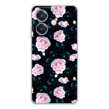 Чехлы с принтом Розочки для OPPO Reno14 Pro (Чайные розы)