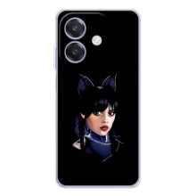 Чехлы с принтом Уэнсдей на OPPO Reno14 Pro (Милая Уэнсдей)