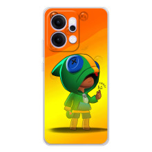 Чехол для OPPO Reno14 Pro Бравл Старс (VPrint) – Мальчик Леон