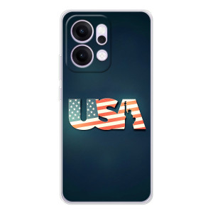 Чохол Прапор USA для OPPO Reno14 Pro – USA