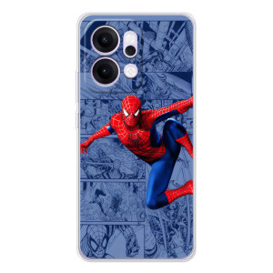 Силиконовый Чехол для OPPO Reno14 Pro – Человек Паук