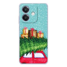 Чехол Новогодняя Елка на OPPO Reno14 Pro (Новогодние подарки)