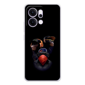 Чехол с Обезьянами OPPO Reno14 Pro - (AlphaPrint)
