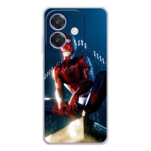 Чехол Супергерой Человека Паука на OPPO Reno14 Pro (Паук на доме)