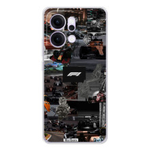Чехол Формула1 на OPPO Reno14 Pro – Коллаж Ф1