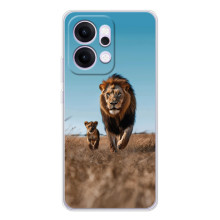 Чехол Король лев на Рено 14 Про (Мусафа и Симба)