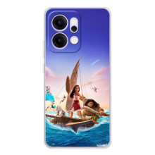 Чехол с мультфильмом Моана OPPO Reno14 Pro (Моана и Мауи)