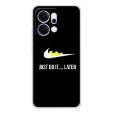 Чехол с логотипом Найк на OPPO Reno14 Pro (Nike just do it)