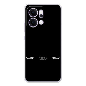 Силіконовий бампер з картинкою машини на OPPO Reno14 Pro (Сілует Audi)