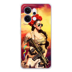 ЗСУ Чехлы (TPU) для OPPO Reno14 Pro – Женщина солдат