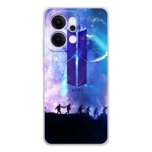 Чохли BTS для OPPO Reno14 (AlphaPrint) (Army BTS)