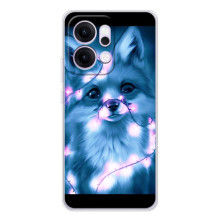 Чохли з картинкою Лисичка для OPPO Reno14 (VPrint) (Яскрава лисичка)