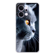 Чохли з Котиками для OPPO Reno14 (VPrint) (Сірий Кіт)