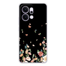 Чохол для Рено 14 - з принтом (Дизайнерські) (AlphaPrint) (Маленькі квіти)