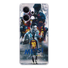 Чехол Месси футболист для OPPO Reno14 (Коллаж Месси)