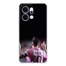 Чехол Месси футболист для OPPO Reno14 (Месси в Интер)