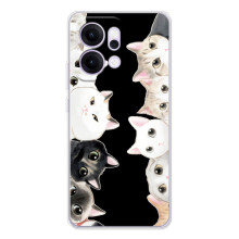 Чехол на Рено 14 с Котами (VPrint) (Взгляд котов)