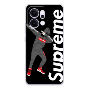Чехол для OPPO Reno14 с картинкой Supreme (AlphaPrint)