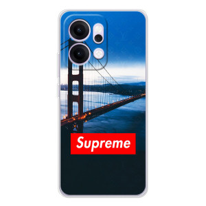 Чехол для OPPO Reno14 с картинкой Supreme (AlphaPrint)