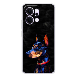 Бампер для OPPO Reno14 с картинкой "Песики" (Собака Мопс)
