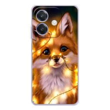 Чохол з Лисичкою для OPPO Reno14 – Новорічне лисеня