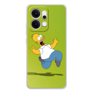 Чехол с Симпсонами для OPPO Reno14 (VPrint)