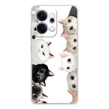 Чехол с милыми котиками на  – Черно-белые котики