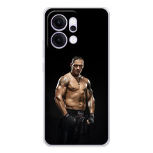 Чехол с картинкой Александр Усик для OPPO Reno14 – Усик на черном