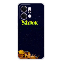 Чехол с мультфильмом Шрек на OPPO Reno14 – Шрек лого