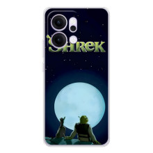 Печатный чехол с принтом Шрек для OPPO Reno14 – Shrek