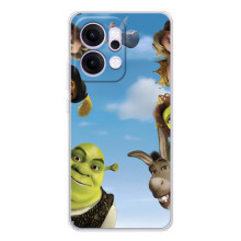 Печатный чехол с принтом Шрек для OPPO Reno14