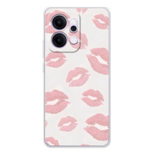Чохол з розовим принтом для OPPO Reno14 – Рожеві губи