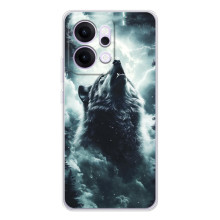 Чехол с картинкой «Хищники» для OPPO Reno14 (Волк)