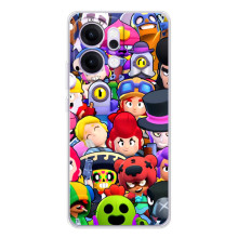 Силиконовый Чехол на OPPO Reno14 с картинкой Brawl Stars – Персонажи