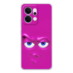 Силиконовые Чехлы (смешные стикеры) для OPPO Reno14 – Хитрая мордочка