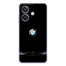 Силіконовий бампер з картинкою машини на OPPO Reno14 (Чорний BMW)