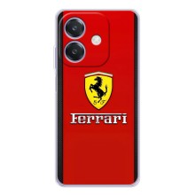 Силіконовий бампер з картинкою машини на OPPO Reno14 (Ferrari Logo)