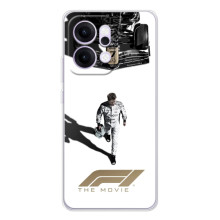 Чехол с прнтом Формула 1 на OPPO Reno14 – Логотип Ф1