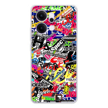 Яркие Чехлы с картинками для OPPO Reno14 – Значки