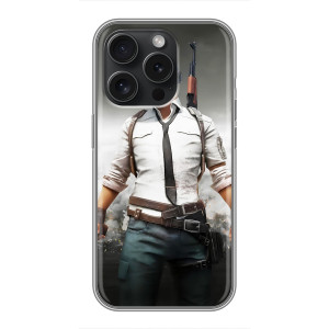 Силиконовый чехол с картинкой "Герой Pubg" на OPPO Reno15 Pro (Пабг)