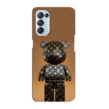 Чохли для Oppo Reno5 4G - Bearbrick Louis Vuitton (PREMIUMPrint)