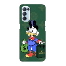 Чехли для Oppo Reno5 4G - Скрудж МакДак Louis Vuitton (PREMIUMPrint) – Богата Утка