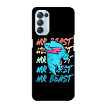 Чохли Містер Біст для Оппо Рено 5 4G – logo Mr beast